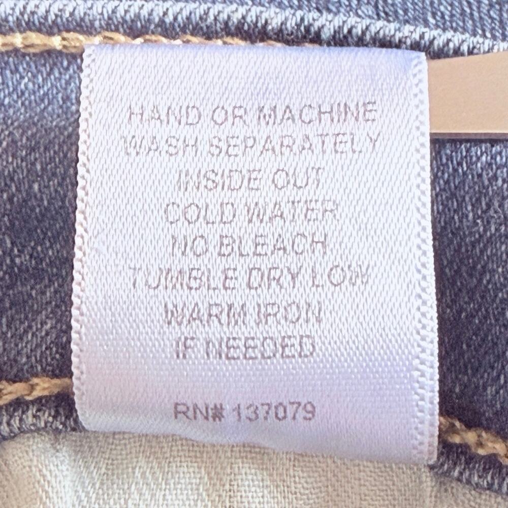 TheMogan Denim Pencil Skirt Juniors 9 Stretch Indigo Made in USA Midi 28.5 - Picture 8 of 10